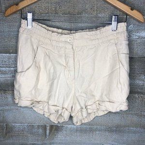 Wilfred with Linen Aritzia sm beige cream paperbag summer lounge comfort shoes